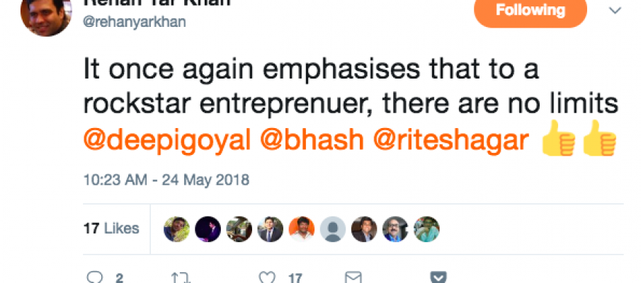 Rehan Yar Khan follow-up tweet